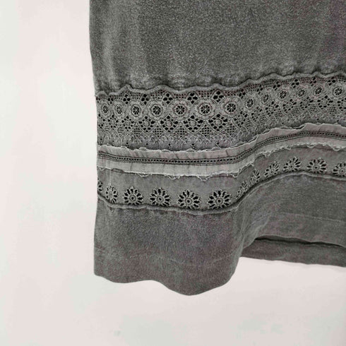 トリココムデギャルソン tricot COMME des GARCONS AD2005 レース製品染めTシャツ レディース