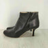 プラダ PRADA ヒール ショートブーツ サイドジップ vibram裏張り レディース EUR:37
