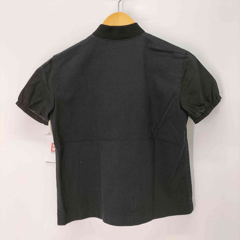 トリココムデギャルソン tricot COMME des GARCONS AD2000 異素材切替シャツ ジップアップ レディース JPN:M