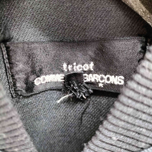 トリココムデギャルソン tricot COMME des GARCONS AD2000 異素材切替シャツ ジップアップ レディース JPN:M