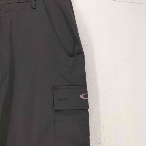 オークリー OAKLEY SKULLOAKLEY ワンポイント刺繍カーゴパンツ Y2K メンズ 32
