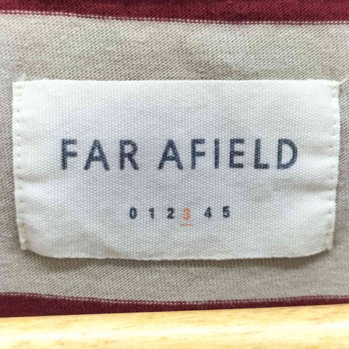 FAR AFIELD クルーネック ボーダー Tシャツ メンズ JPN:3