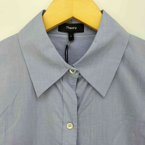 セオリー theory CLASSIC TUXEDO BUT レギュラーカラー L/S シャツ レディース import:S
