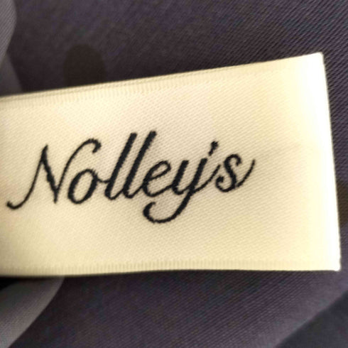 ノーリーズ NOLLEY’S ウォッシャブルドットプリントナロースカート レディース JPN:38