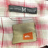 クイックシルバー Quiksilver 00s オンブレチェック オープンカラー 長袖 シャツ メンズ JPN:M