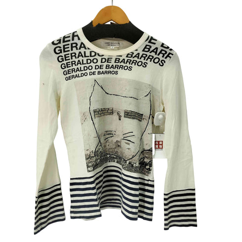 コムデギャルソンコムデギャルソン COMME des GARCONS COMME des GARCONS AD2007 ボーダー切替プリントカットソー コムコム レディース SS