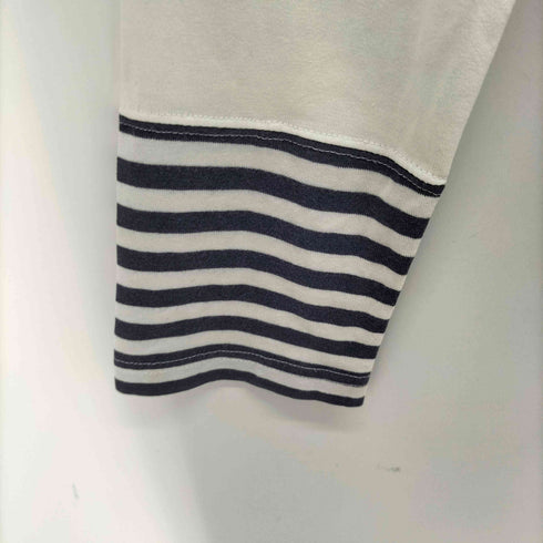 コムデギャルソンコムデギャルソン COMME des GARCONS COMME des GARCONS AD2007 ボーダー切替プリントカットソー コムコム レディース SS