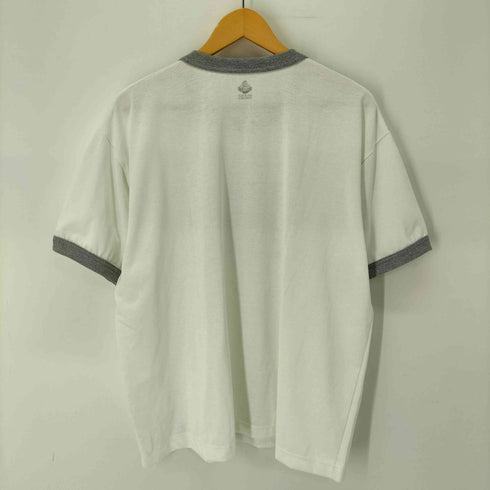 マウンテンリサーチ MOUNTAIN RESEARCH L.S.C. LITTLE SUMMER CAMP フロッキープリントリンガーTシャツ メンズ import:L