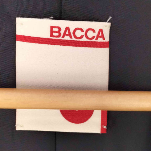 バッカ BACCA ウール100% ストライプ ノーカラージャケット レディース JPN:38