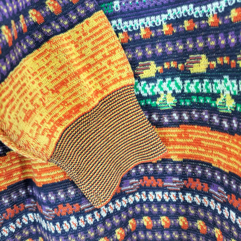 ケンゾーゴルフ KENZO GOLF フロント刺繍 総柄コットンニット メンズ JPN:4