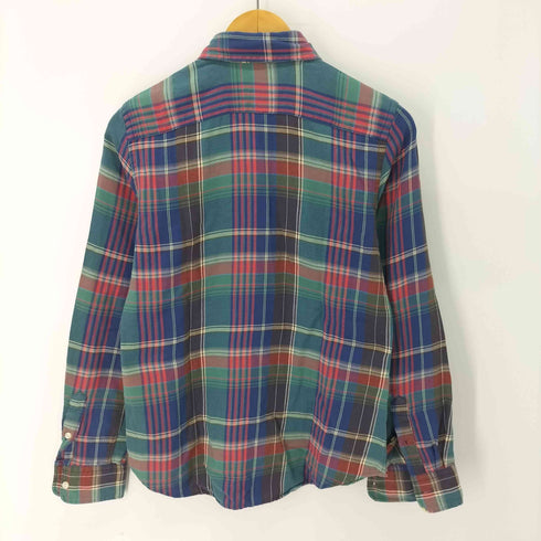 ポロラルフローレン POLO RALPH LAUREN チェック ボタンダウン ネルシャツ メンズ import:XS