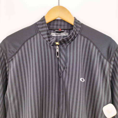 オークリー OAKLEY 00s Y2K ストライプ ジップアップ サイクリングシャツ メンズ import:XL