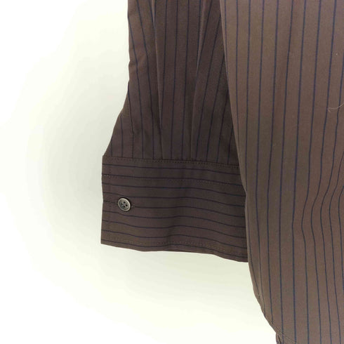 メゾンスペシャル MAISON SPECIAL 2026SS Striped Tie Shirt ストライプ ネクタイシャツ レディース FREE