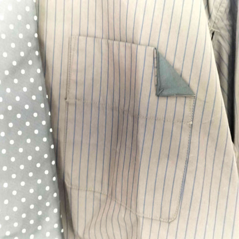 メゾンスペシャル MAISON SPECIAL 2026SS Striped Tie Shirt ストライプ ネクタイシャツ レディース FREE