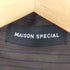 メゾンスペシャル MAISON SPECIAL 2026SS Striped Tie Shirt ストライプ ネクタイシャツ レディース FREE