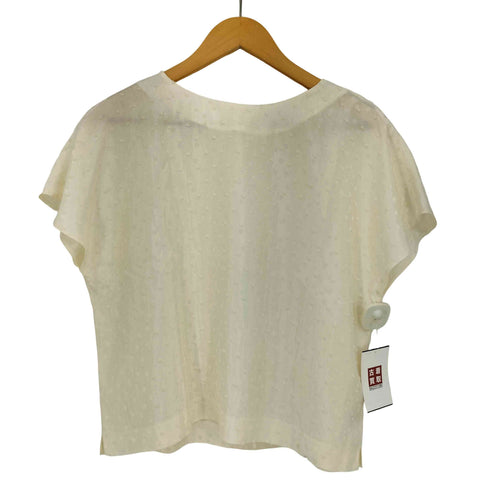 アクアスキュータム AQUASCUTUM ドットジャカードブラウス レディース US:8
