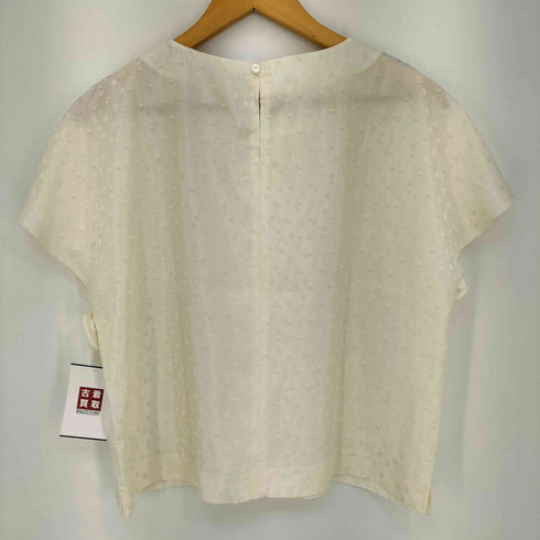 アクアスキュータム AQUASCUTUM ドットジャカードブラウス レディース US:8