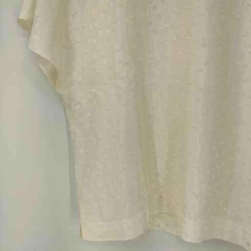 アクアスキュータム AQUASCUTUM ドットジャカードブラウス レディース US:8