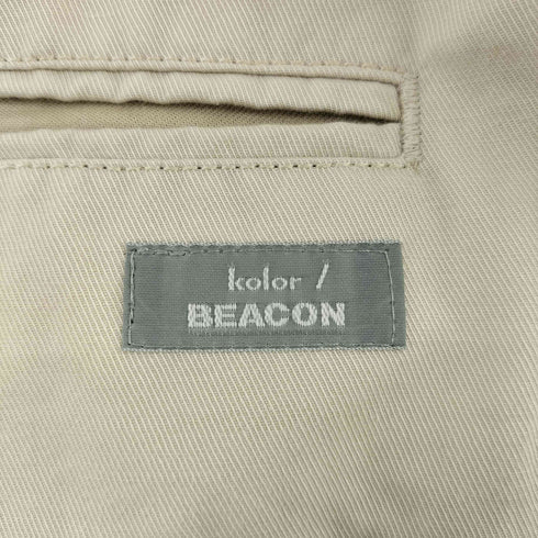 カラービーコン kolor BEACON 裏地背抜き コットン 2B テーラード ジャケット メンズ JPN:1