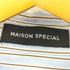 メゾンスペシャル MAISON SPECIAL 2026SS Striped Tie Shirt ストライプ ネクタイシャツ レディース FREE