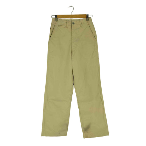 ドゥニーム Denime 90S 旧タグ M-41型 メタルボタン ノータック ワイド チノパンツ メンズ JPN:1