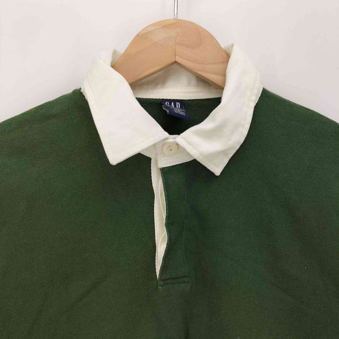 ギャップ Gap 00S 無地 ラガー L/S ポロ シャツ メンズ import:S