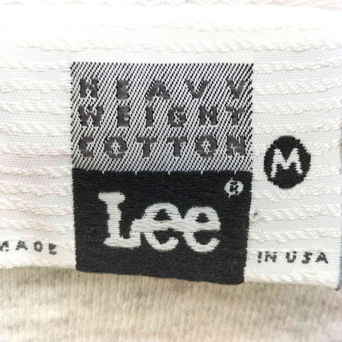 リー Lee 90S USA製 ロゴ 刺繍 クルーネック スウェット メンズ import:M