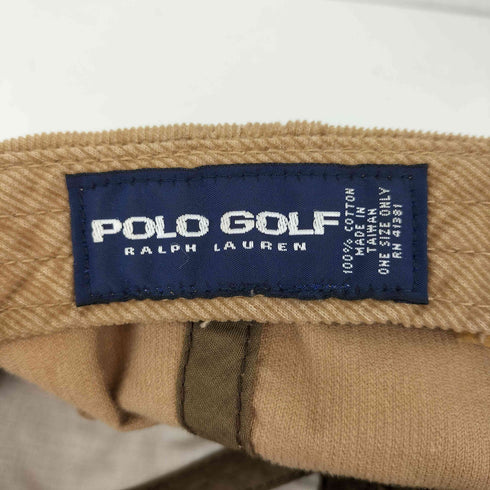 ポロゴルフラルフローレン POLO GOLF RALPH LAUREN スモールポニー刺繍 コーデュロイ 6パネルキャップ メンズ