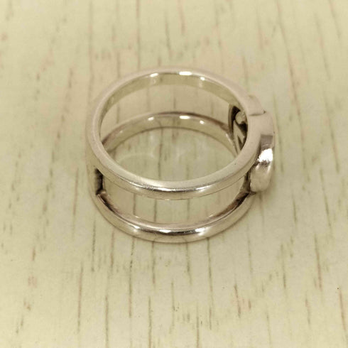 グッチ GUCCI インターロッキングG シルバーリング AG925 メンズ 12号