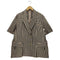 メゾンスペシャル MAISON SPECIAL Color Plaid Half Sleeve Jacket カラーチェック柄 ハーフスリーブジャケット レディース FREE