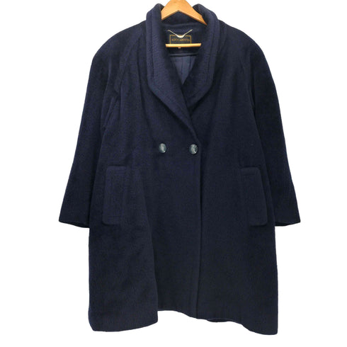 ALTO CAPPOTTO ウールモヘヤ フェザー ダブル チェスターコート レディース