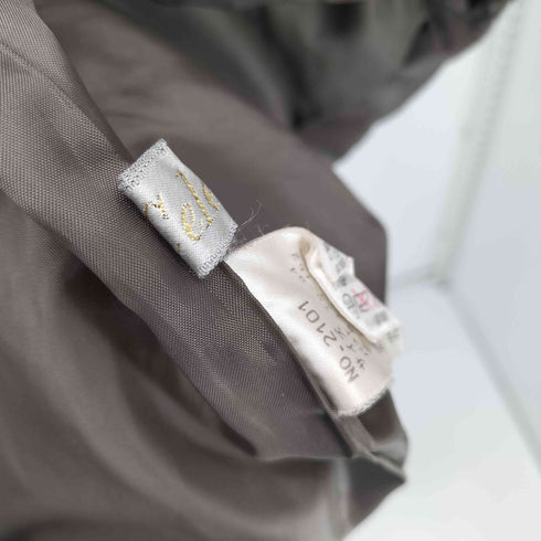ラクーンファー フーデッド ダウンコート レディース M-L