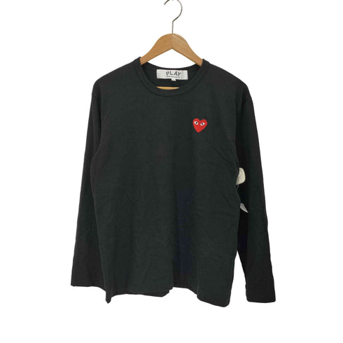 プレイコムデギャルソン PLAY COMME des GARCONS Long Sleeve T-Shirt With Red Emblem メンズ JPN:L