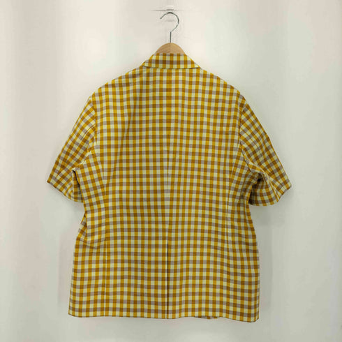 メゾンスペシャル MAISON SPECIAL Color Plaid Half Sleeve Jacket カラーチェック柄 ハーフスリーブジャケット レディース FREE