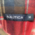 ノーティカ NAUTICA 00S ワンポイント 刺繍 ポケット チェック L/S ネル シャツ メンズ import:M