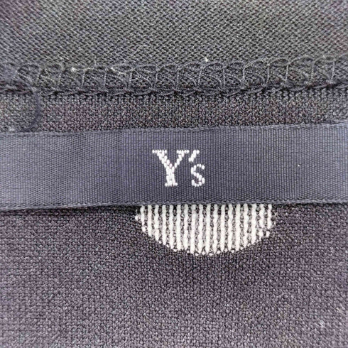 ワイズ Ys 総柄ナイロン混クルーネックTシャツ レディース