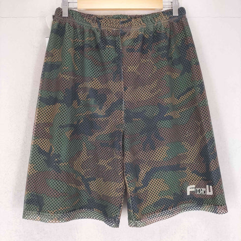 F05U USA製 迷彩メッシュセットアップ メンズ L/L