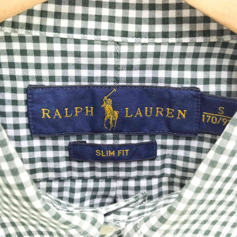 ラルフローレン RALPH LAUREN ギンガムチェック ボタンダウンシャツ メンズ JPN:S