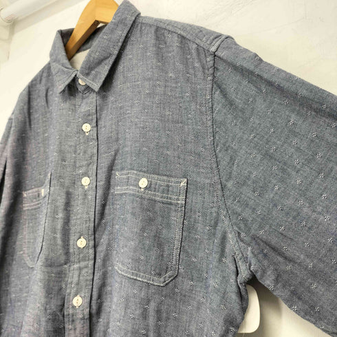 ランズエンド LANDS END コットンガーゼシャツ メンズ import:L L/T