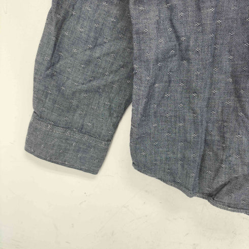 ランズエンド LANDS END コットンガーゼシャツ メンズ import:L L/T