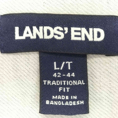 ランズエンド LANDS END コットンガーゼシャツ メンズ import:L L/T