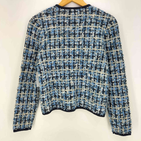 ドゥクラッセ Do CLASSE 25aw ツイーディニット トリムジャケット レディース JPN:M