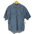 ゲス GUESS 90S USA製 ストライプ S/S ワークシャツ メンズ XXL