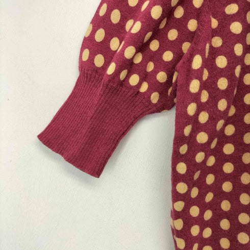ヴィヴィアンウエストウッドレッドレーベル Vivienne Westwood RED LABEL 単色オーブ刺繍ドットカーディガン レディース JPN:3