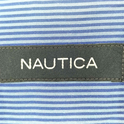 ノーティカ NAUTICA 香港製 ピンストライプ ドレスシャツ メンズ 16