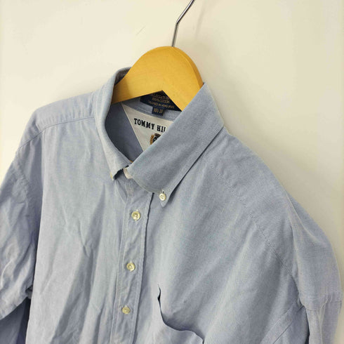 トミーヒルフィガー TOMMY HILFIGER エムブレム刺繍 シャンブレー L/S BD シャツ メンズ 32-33
