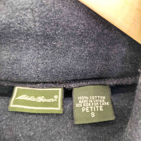 エディーバウアー Eddie Bauer モックネック ロングスリーブ コットン ニット レディース S