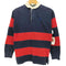 ポロバイラルフローレン Polo by RALPH LAUREN 80-90S 緑タグ ポニー 刺繍 ボーダー L/S ラガー シャツ レディース KIDS M
