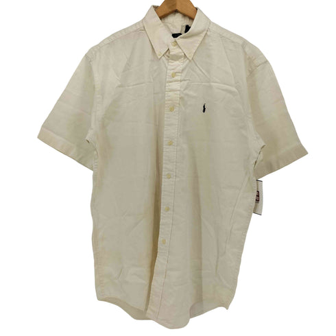 ラルフローレン RALPH LAUREN BLAIRE ポニー 刺繍 S/S ボタンダウン シャツ メンズ import:L