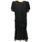 Michael Marcella 60-70s vintage USA製 レース 半袖 ワンピース ドレス レディース 4